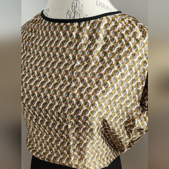 MICHELLE WINDHEUSER Mixed fabric dress in size 6 - Picture 5 of 16